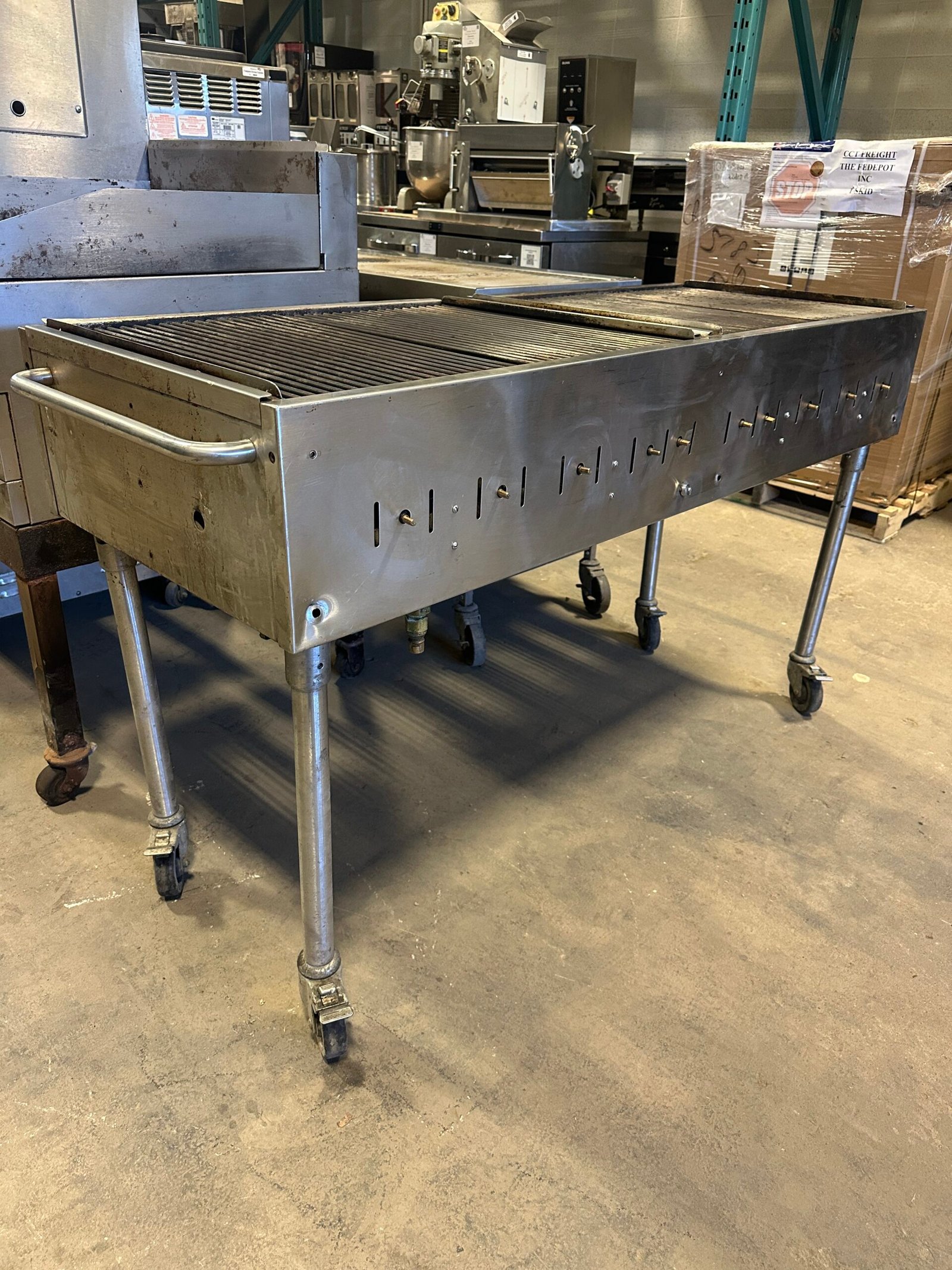 Crown Verity Mobile 60" Gas Grill, Propane MCB-P60-CL
