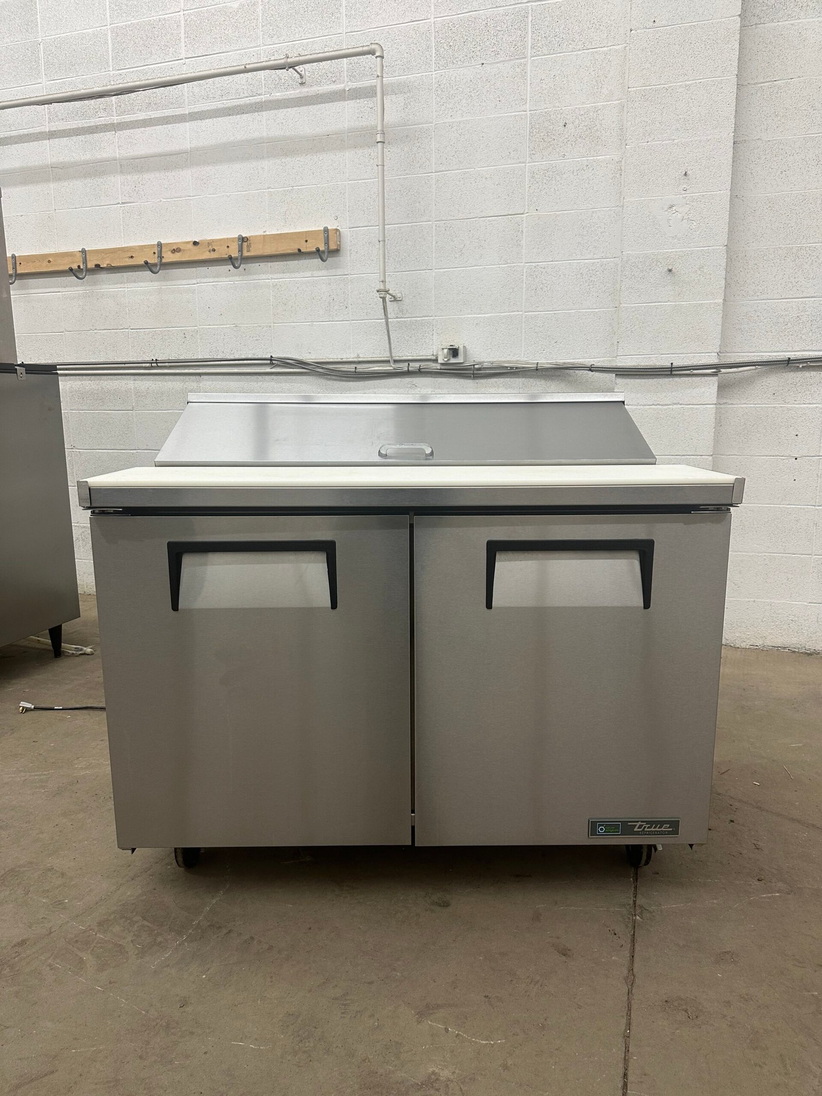 48" True 2-Door Salad/Sandwich Prep Table TSSU-48-12-HC-CL