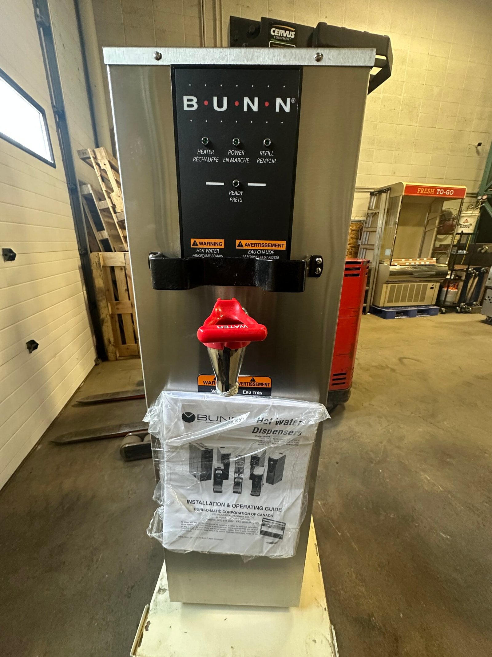 Bunn Stainless Steel Hot Water Dispenser H10-CL