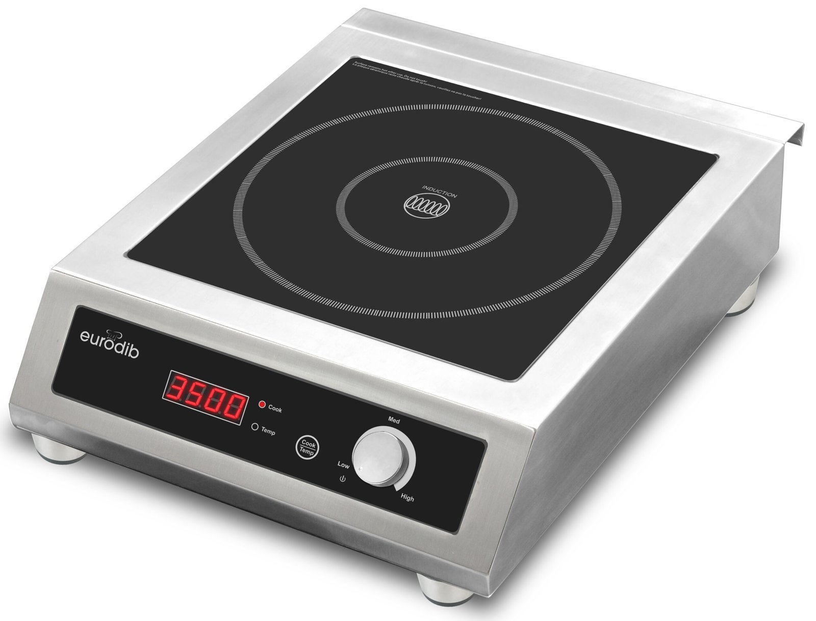 Eurodib Super Wide Commercial Induction Cooker SWI3500-V