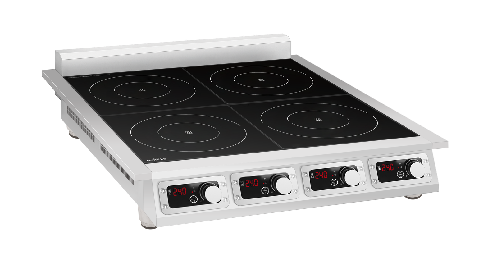 Commercial 4-Zone Induction Cooktop High-Performance Countertop Range CCI-4351-PH