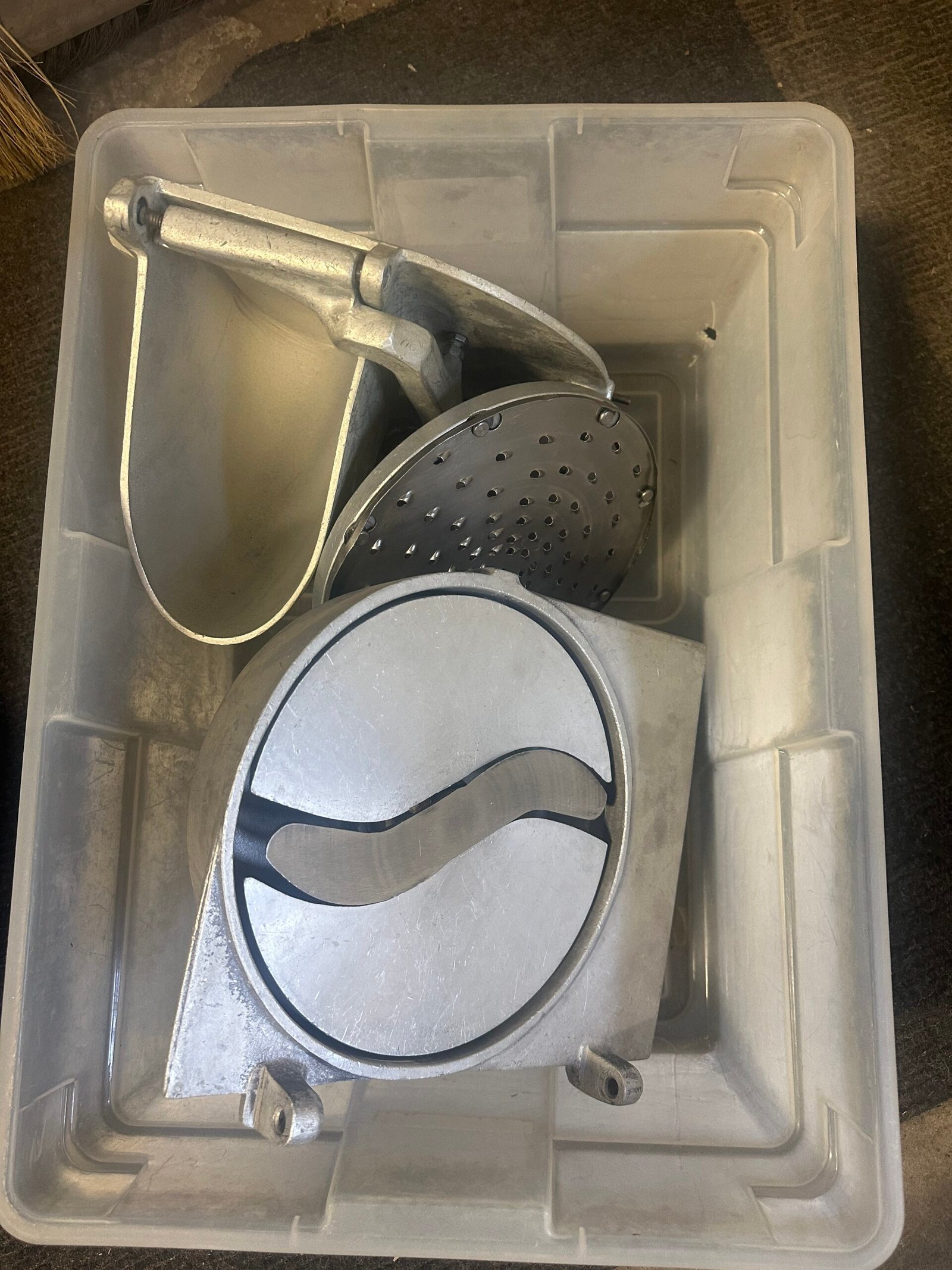 Vegetable Prep Slicer and Cheese Grater Attachment With 2 Different Blades (Attachment Only) VPSCG-2DB-CL