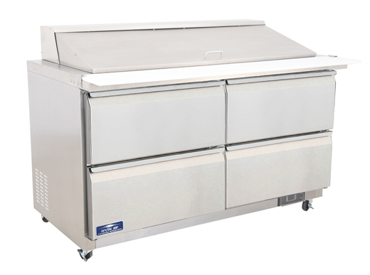 60" 4 Drawer Mega Top Sandwich Salad Prep Table Refrigerator AMT(D)60R