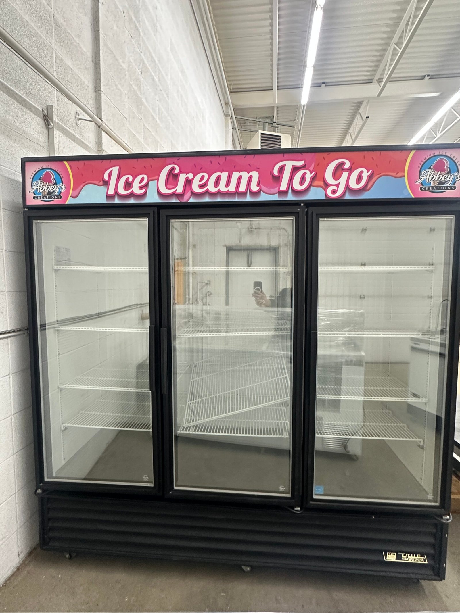 78" 3-Door Glass Door Merchandiser Freezer – Commercial Display Freezer