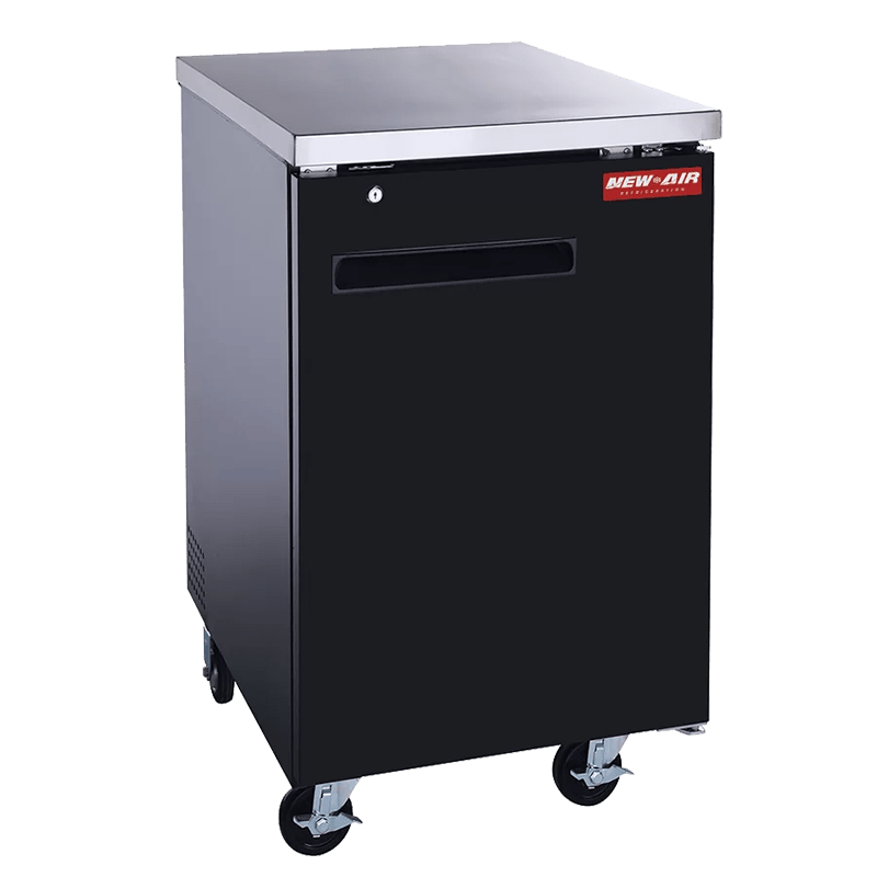 23" Commercial Solid Door Back Bar Cooler New Air NBB-23-SB