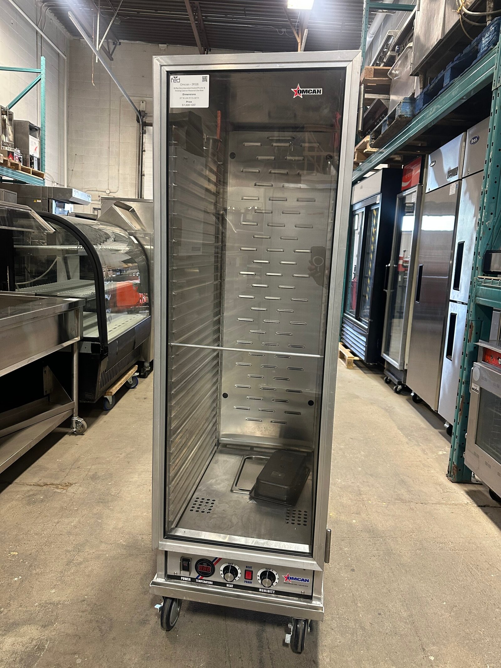 35 Pan Capacity Proofer Cabinet Omcan 39528