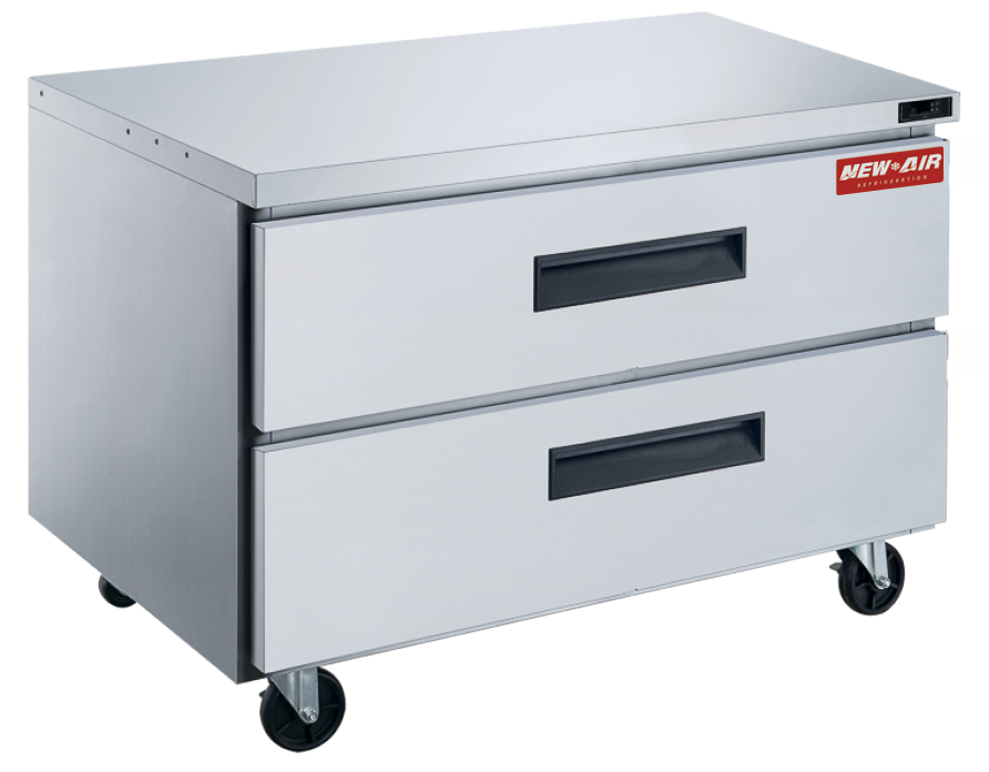 36″ Stainless Steel Undercounter Refrigerator with Drawers New Air NUR-36-2D