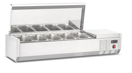 48" Countertop Salad Display Refrigerated New Air NCSD-48-SL
