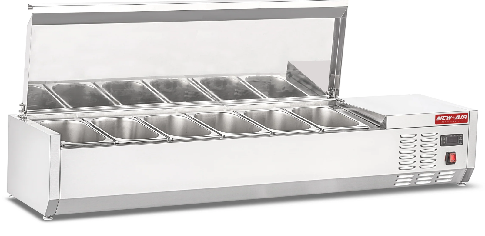 59" Countertop Salad Display Refrigerated New Air NCSD-59-SL