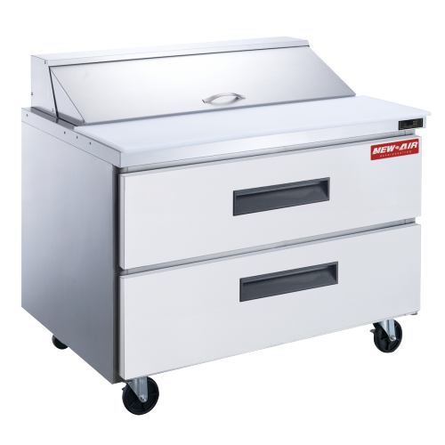 36" Refrigerated Salad/Sandwich Prep Table With 2 Drawers New Air NPT-36SA-2D