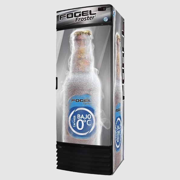 Fogel Froster-280 Solid Door Upright Beer Cooler 18 CuFt