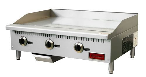 36" Griddle Manual Control Stainless Steel Commercial Countertop Omcan 47375