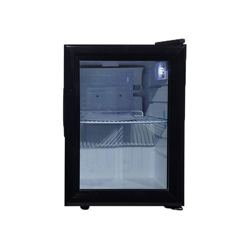 0.74 CuFt Omcan Countertop Black Cooler Display Fridge 16" Wide 21L 44527