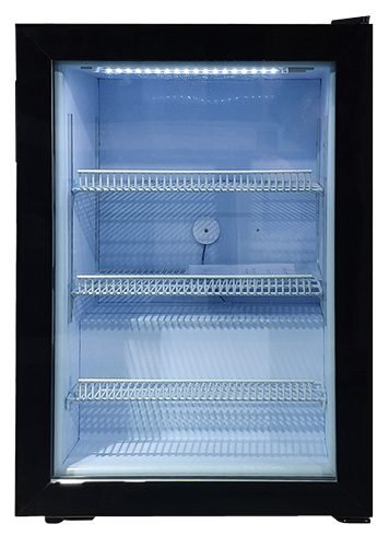 Omcan Countertop Black Display Freezer 23" Wide 98L 47239