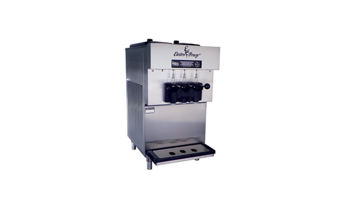 Soft Serve Ice Cream Two Flavor Countertop Machine
