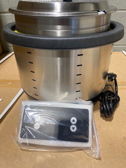 Clearance Commercial Induction Soup Warmer Drop-in with Thermostatic Controls 120v