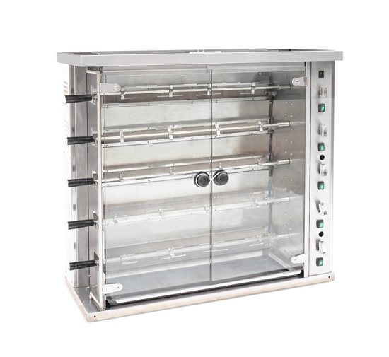 47″ Commercial Natural Gas Rotisserie With 5 Spits 47495