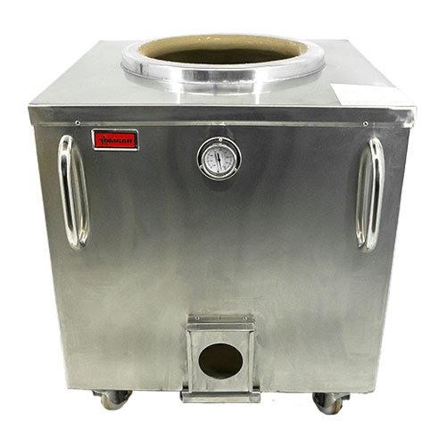 Omcan Stainless Steel Charcoal Tandoor Clay Oven 34 X 34 47442