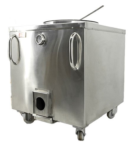 Omcan Stainless Steel Charcoal Tandoor Clay Oven 32 X 32 47441