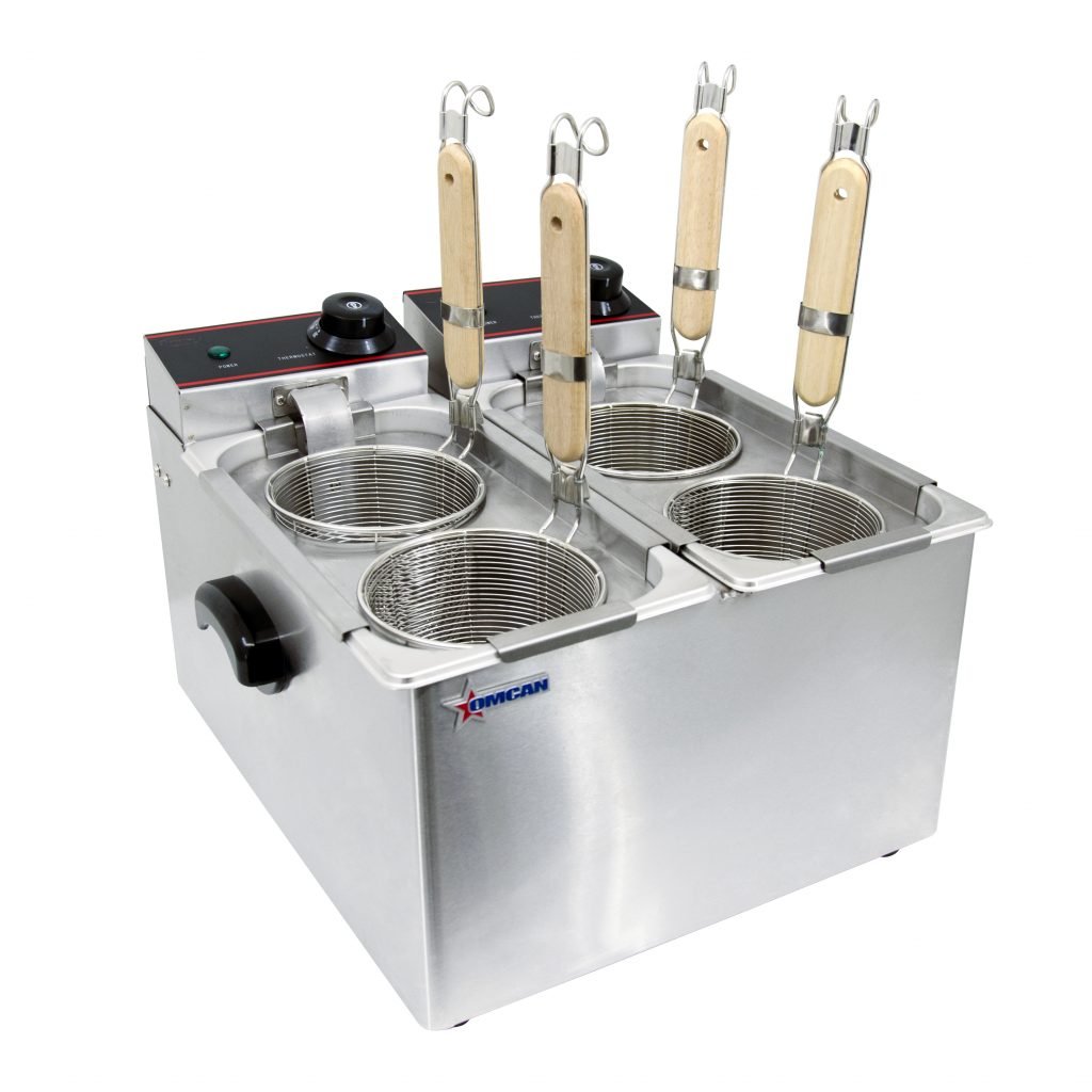 Omcan Countertop Electric Pasta Cooker – 4L (x2) capacity 43558