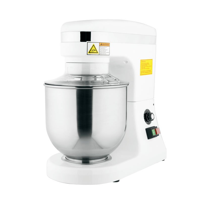 Omcan White Baking Mixer with Guard 7-QT 44306