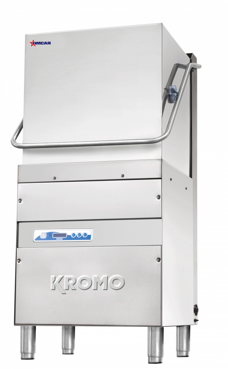 Commercial Kromo HD-130-Premium-USA Heavy-Duty Upright High-Temperature Dishwasher 49128