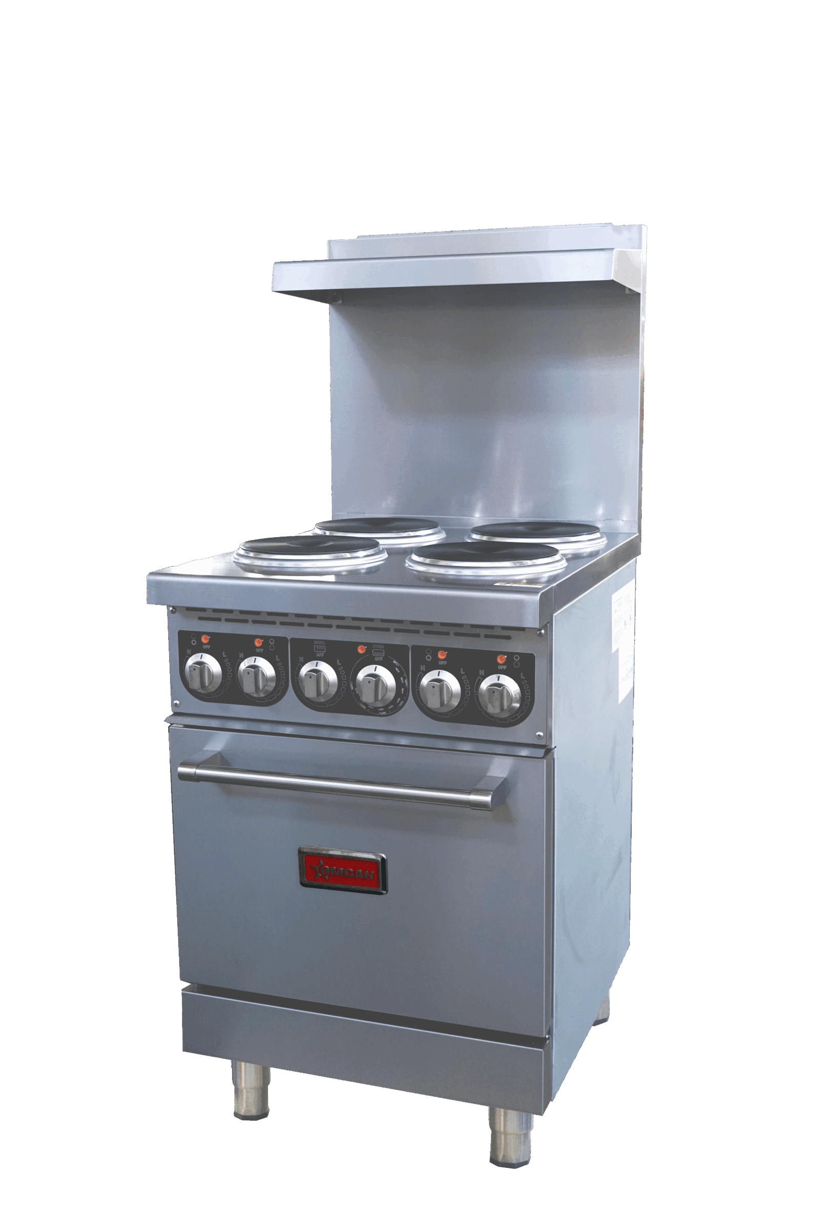 24” Commercial Electric Range with 4 Burners and Standard Oven – 208V, 13kW, 3Ph 48553