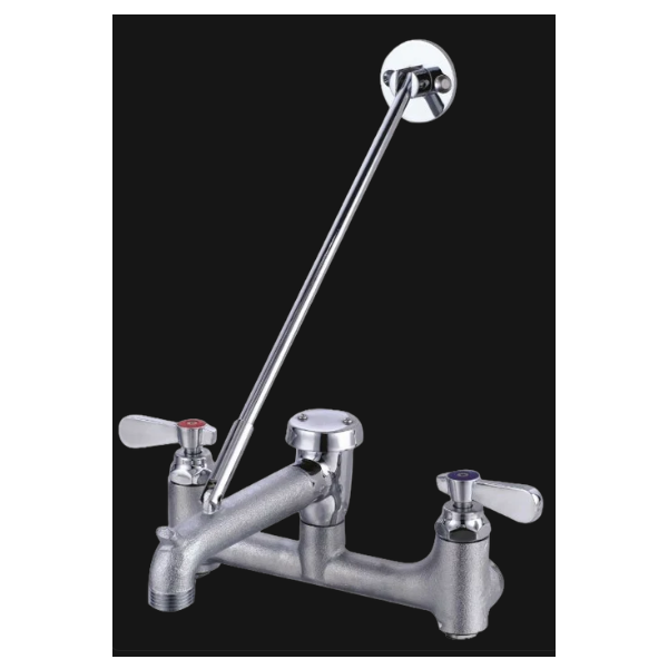 8" on Center with Service Sink Faucet Heavy Duty, 8" Adjustable Centers SSF-8-6HD