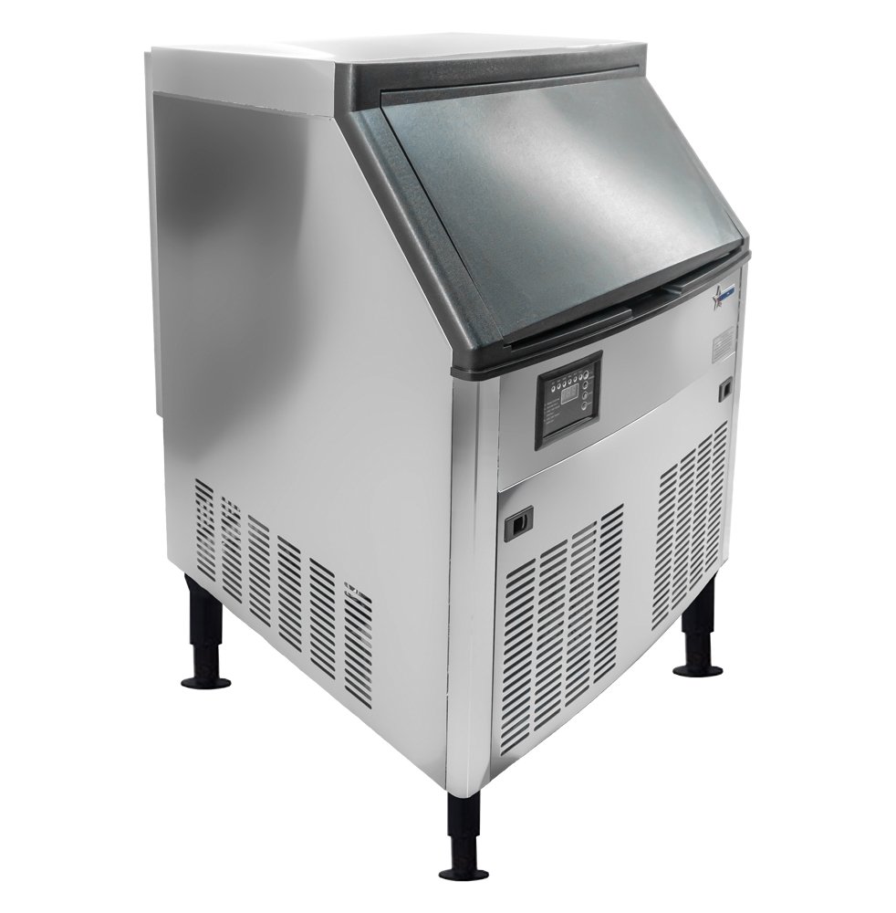210 lbs / 24 Hours 26″ Ice Maker Machine with 80 lb. Ice Bin 47774