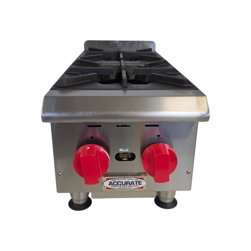 Restored Like New Omcan 43733 Countertop Hot Plate - Nat Gas