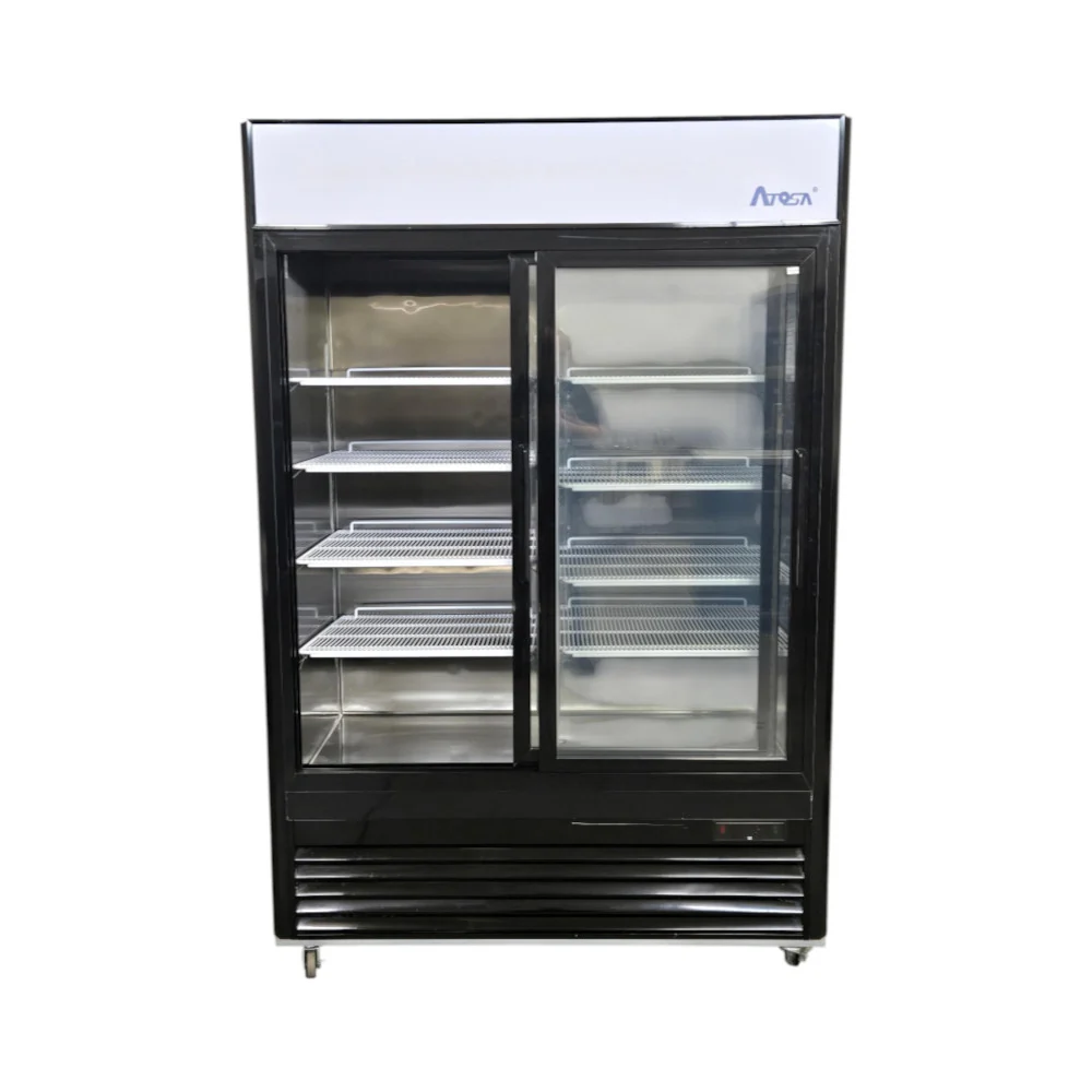 Restored Like New Atosa MCF8727GR Sliding Glass Door Merchandiser - 54 Inch