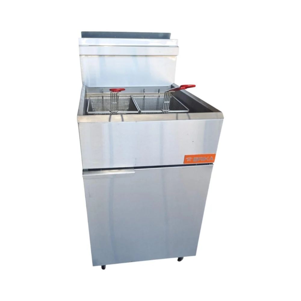 Restored Like New Brika BFR-70-NG Fryer - 70 lb -  Natural Gas
