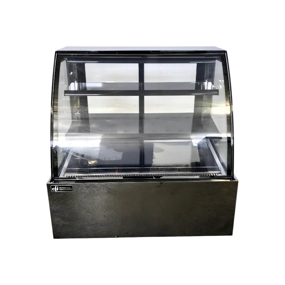 Restored Like New EFI CGCM-4747 Curved Glass Refrigerated Display Case - 47 Inch