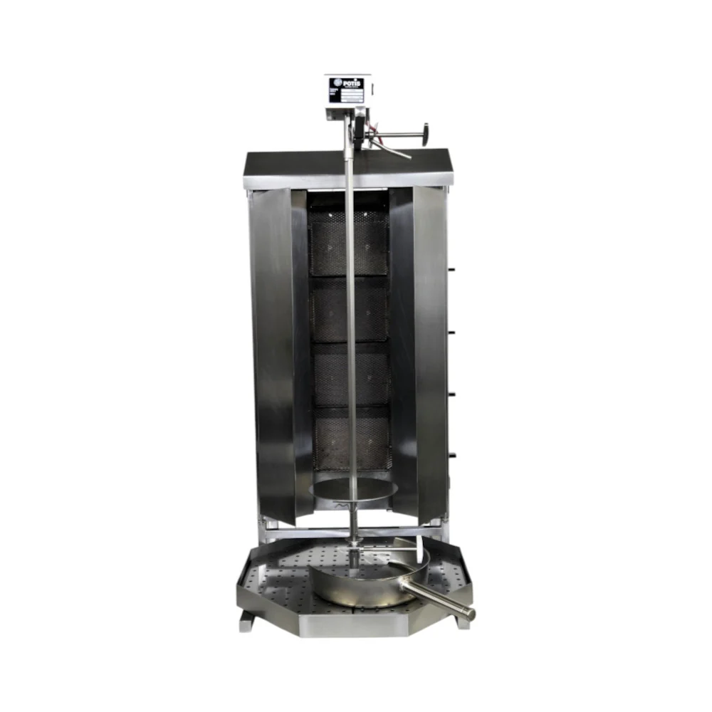 Restored Like New Potis MU-GD4 Doner Kebab Machine / Vertical Broiler - Nat Gas