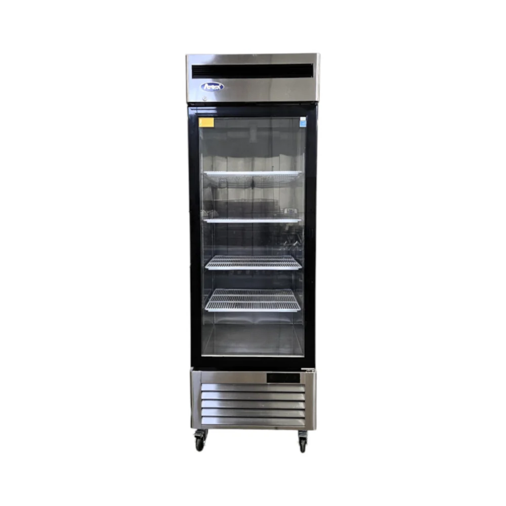 Restored Like New Atosa MCF8705GR Refrigerator - 1 Glass Door - 27 Inch