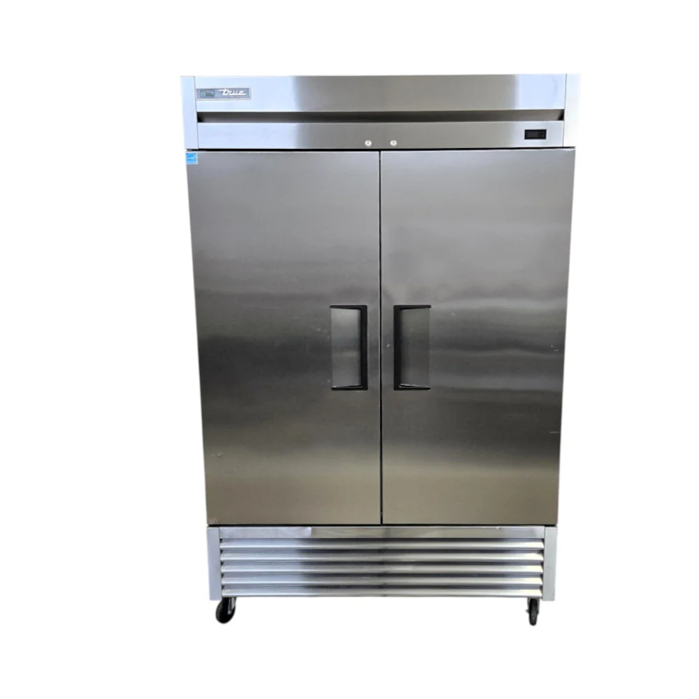 Restored Like New TRUE T-49F-HC Upright Freezer - 2 Solid Doors - 55 Inch