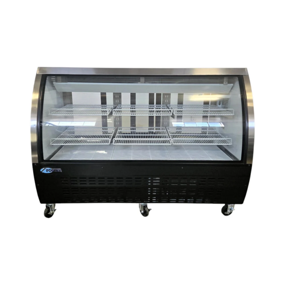 Restored Like New Foster FCGD-60-BK-HC Deli Case - 64 Inch