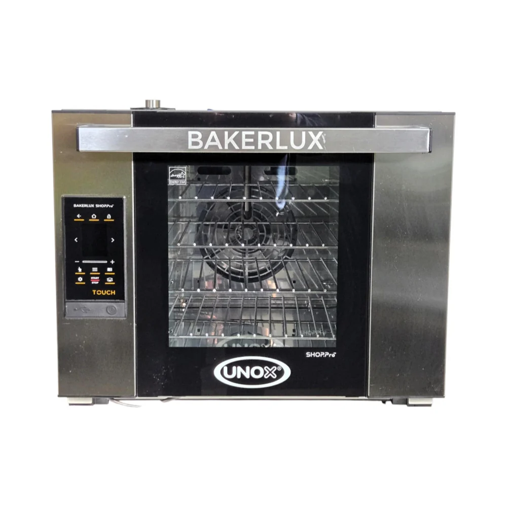Restored Like New UNOX XAFR-04HS-ETDV Half-Size Convection Oven - 208-240V
