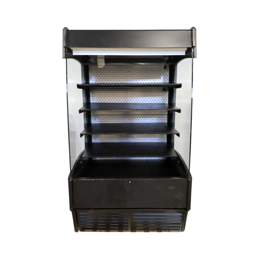 Restored Like New QBD WC4682 Open Refrigerated Display - Glass Sides - 47 Inch