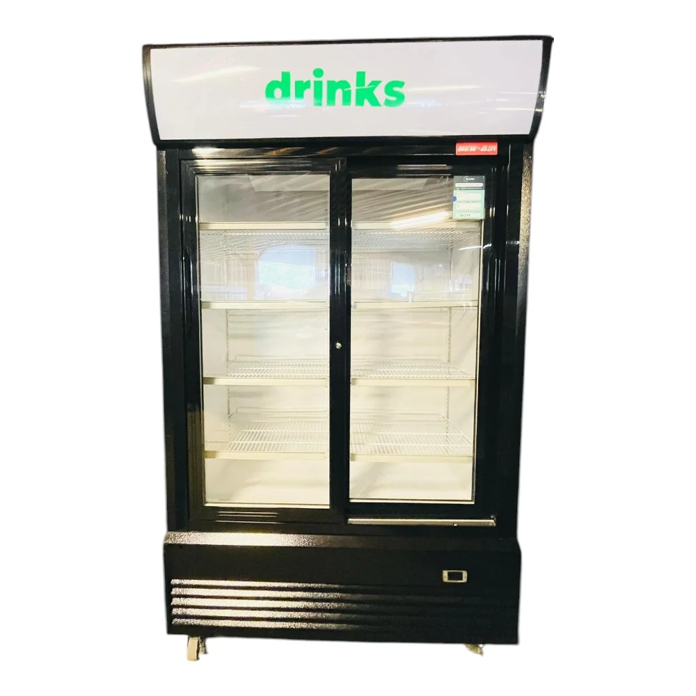Restored Like New New Air - NGR-048-S - Fridge - 2 Glass Door - 48 Inch