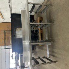 Used 72″ Work table with Bun Tray Underneath WTWBT72