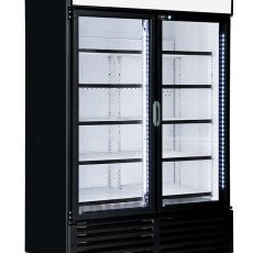 *QBD CD47 Cooler 42 CuFt Double Hinged Door Upright