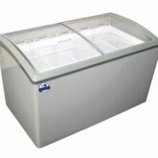50" wide Curved Glass Top Novelty Freezer Frozen Food / Ice Cream 12.9 CuFt 5 Baskets WR-5BFFM