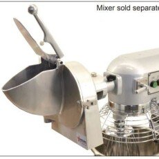 Omcan Vegetable Slicer #12 Hub Attachment Assembly and S-Knife Slicer Plate 43144