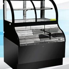 Omcan 36" Dual Service Open Cooler Floor Display Case 43549