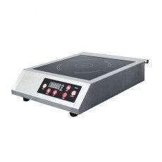1 Burner Induction Cooker Electric 240V Stainless Steel Commercial Countertop 44414