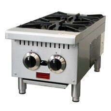 12" Hot Plate Stainless Steel Commercial Countertop 2 Burners 47379