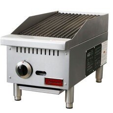 12" Countertop Radiant Gas Stainless Steel 1 Burner Broiler Cooktop 47376