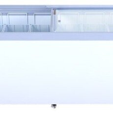 Flat Glass Top Novelty Freezer 71" Wide 46730