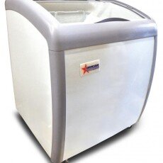 Curved Glass Top 26" Wide Omcan Novelty Freezer 31455